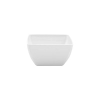 Melamine Square Bowl White 190mm