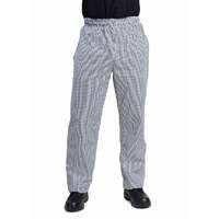 Whites Vegas Small Black & White Check Trousers - Size Medium