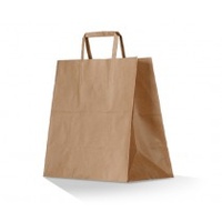 Brown Kraft bag with handle - Medium 200ctn