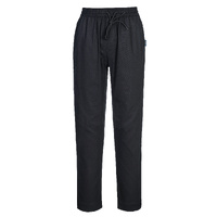 Chefs Cotton Pants - Black Large