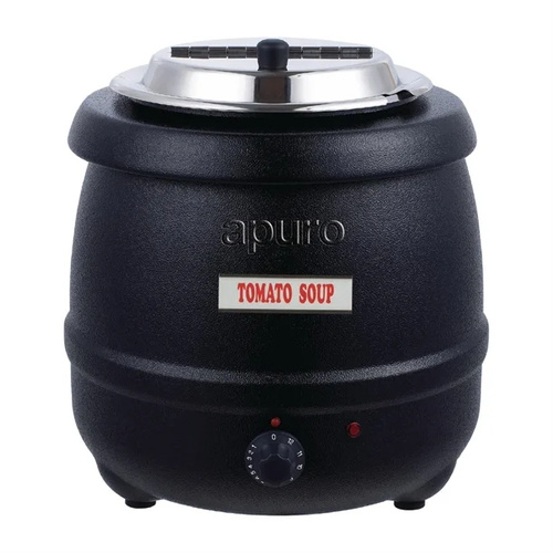 Apuro Soup Kettle Black 10L