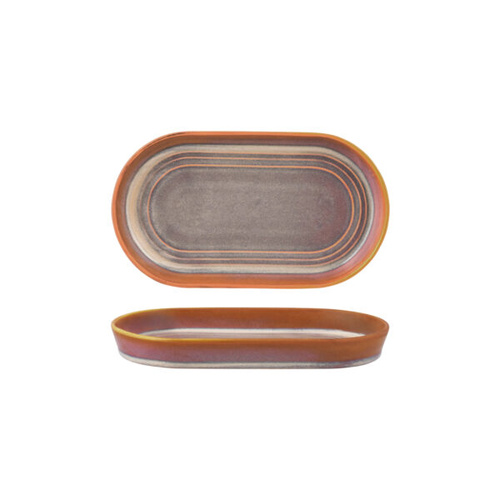 Tablekraft Urban Loft Oval Platter 305x165x30mm Auburn