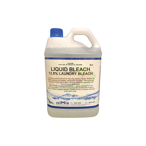 Liquid Bleach 12.5% 5L