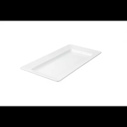 Rectangular Melamine Platter Wide RIm 560x322mm