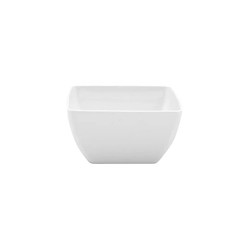 Melamine Square Bowl White 190mm