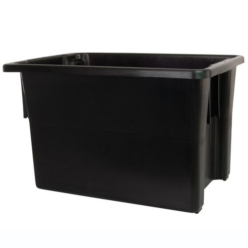 Stack & Nest 68 Ltr Black Storage Container