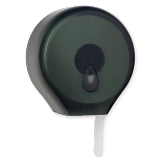 Jumbo Toilet Roll Dispenser - Black, ABS Plastic