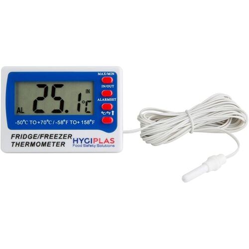 Hygiplas Digital Freezer/Fridge Thermometer