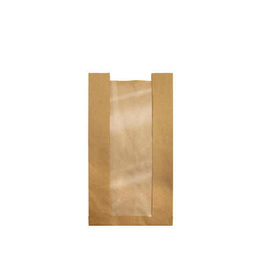 COB Loaf - Brown Paper Bag with Window 500ctn