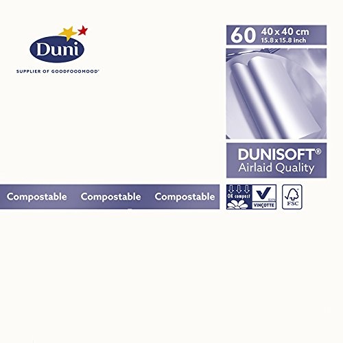 Napkin Dunisoft 40cm White 1/4 Fold (P60x6) Ctn360