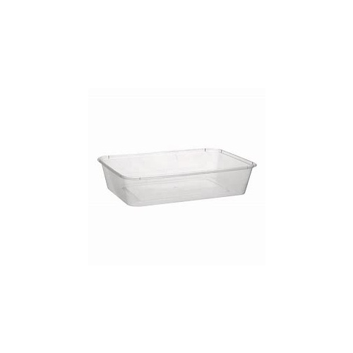 500ml Rectangle Plastic Container 50Pk